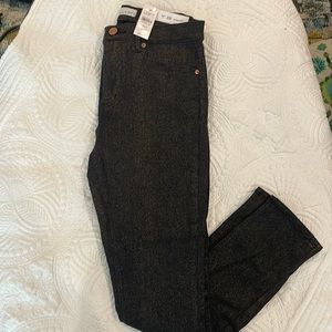 LOFT BLACK SHIMMER JEANS